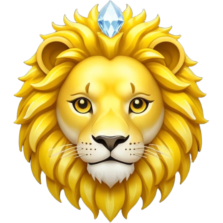 glitter yellow and white pokemon crystal light lion emoji
