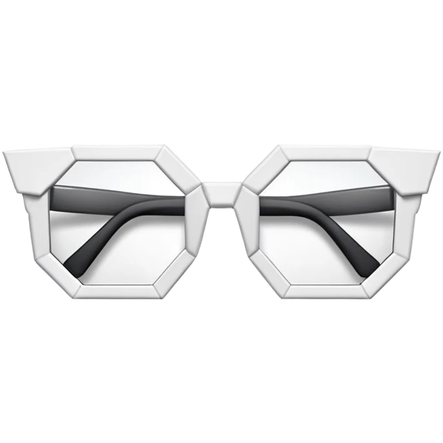 Origami glasses  emoji