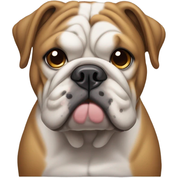 Bulldog inglés girl emoji