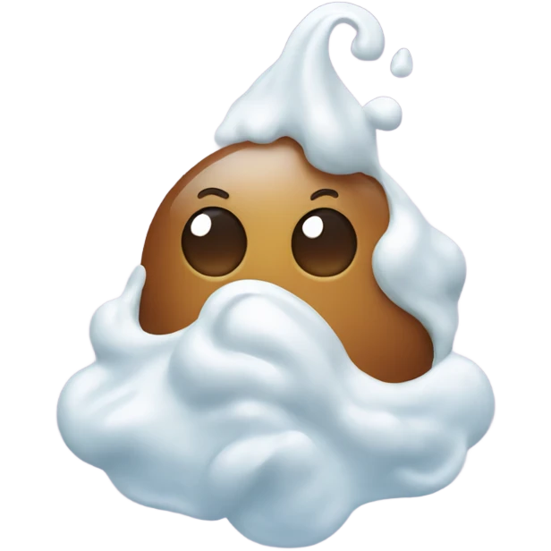 wet cream emoji