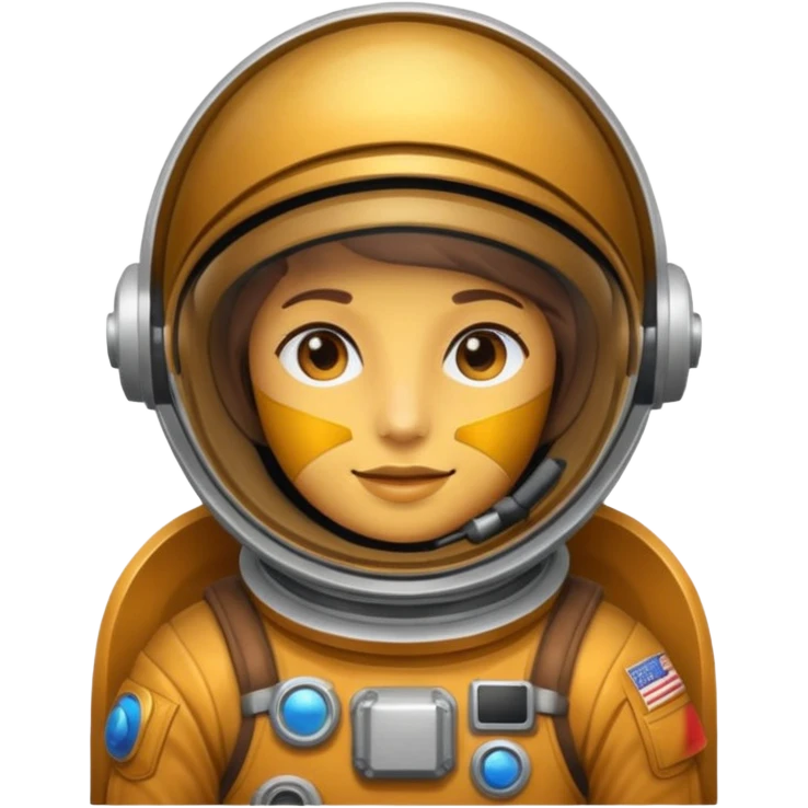 Astronauta yendo al sol emoji