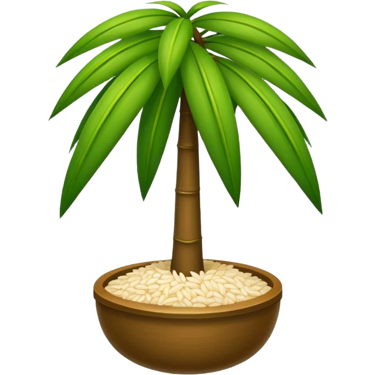 Draw me a rice tree emoji emoji