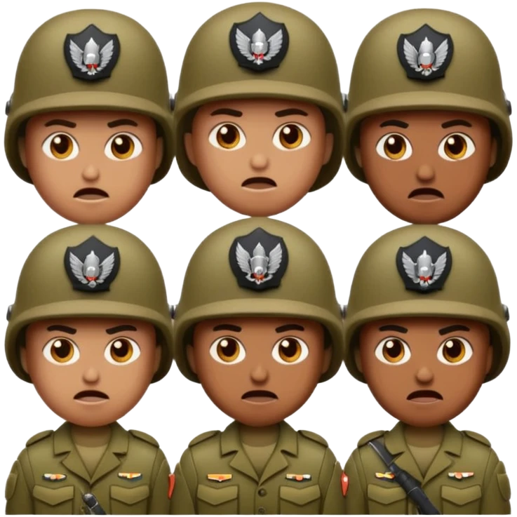Emojis war soldiers killers emoji