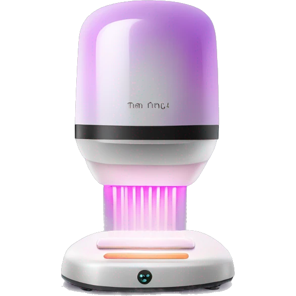 Realistic uv nail lamp emoji