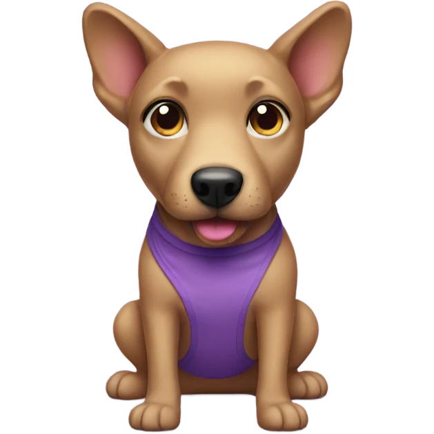purple dog emoji