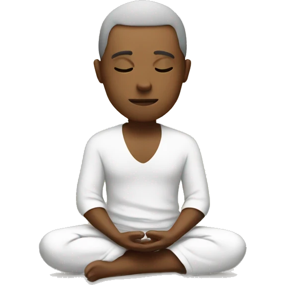 meditate emoji