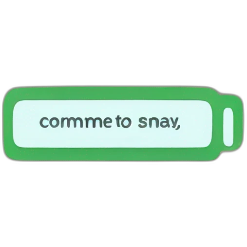 comment sign 💬 emoji