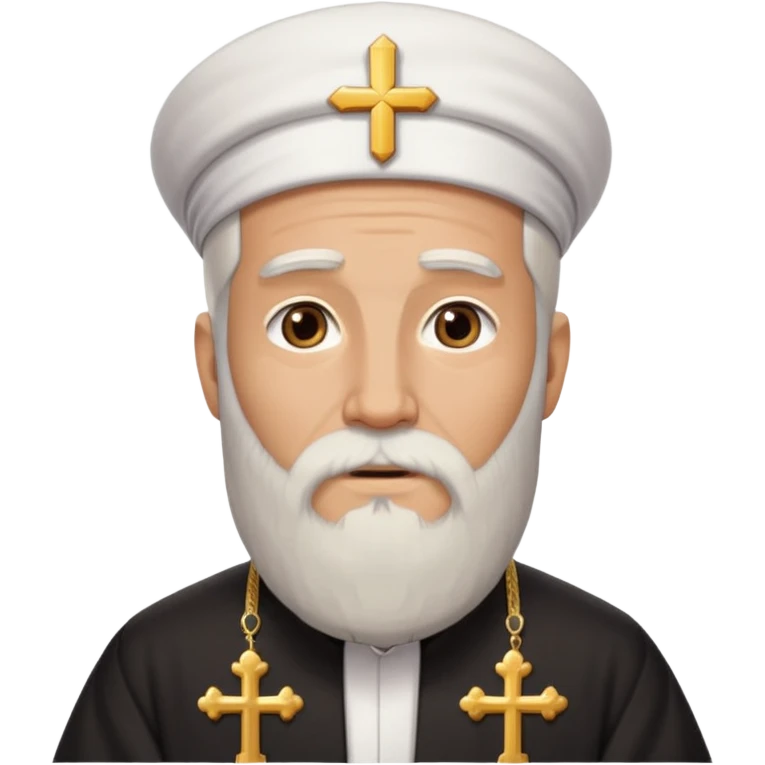 orthodox christian priest with a long beard emoji
