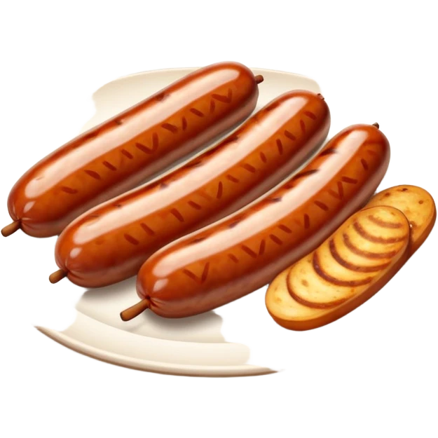 Playe of kurobuta sausage  emoji