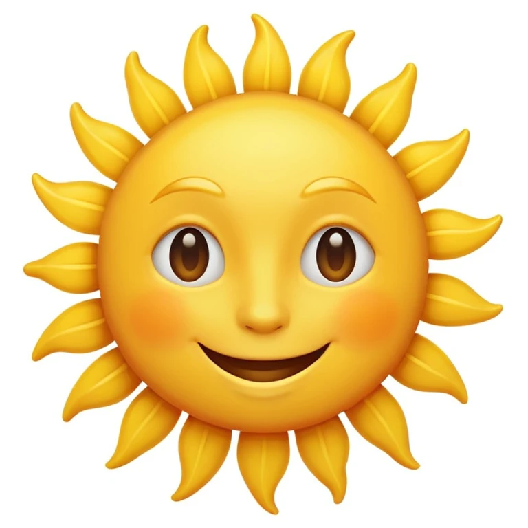 smiling sun emoji
