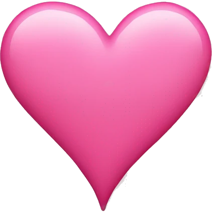 Pink heart emoji