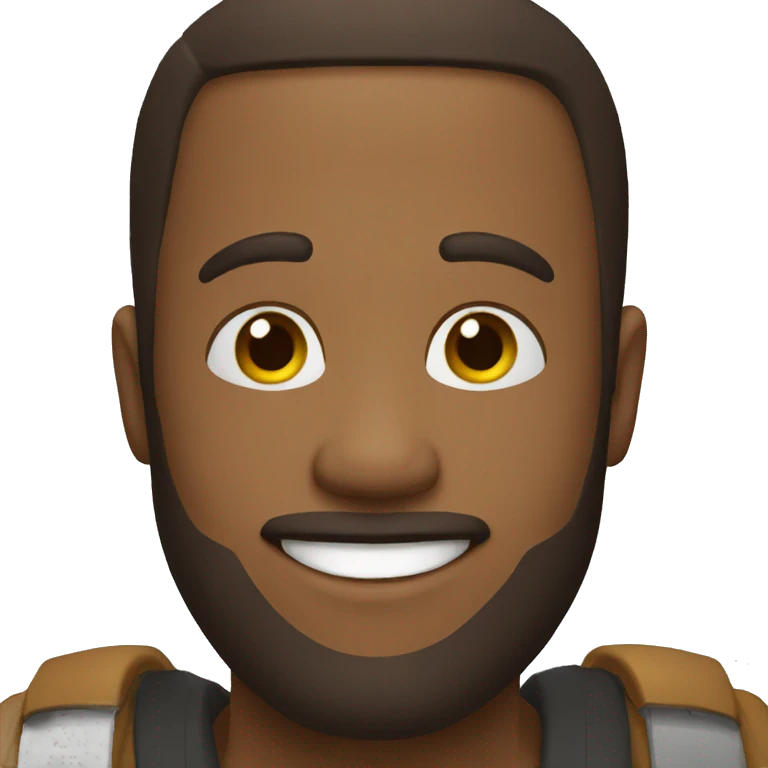 Homem sorrindo emoji