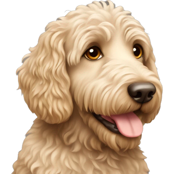 Labradoodle  emoji