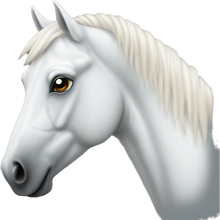 White horse emoji