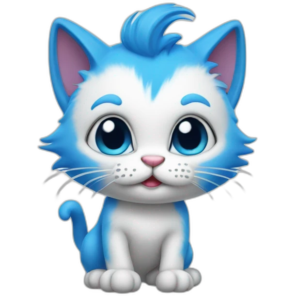 Smurf cat emoji