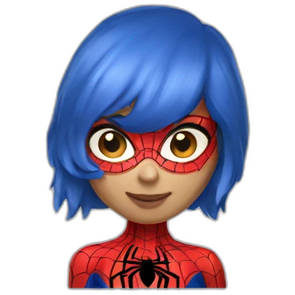 spiderman femme costume emoji