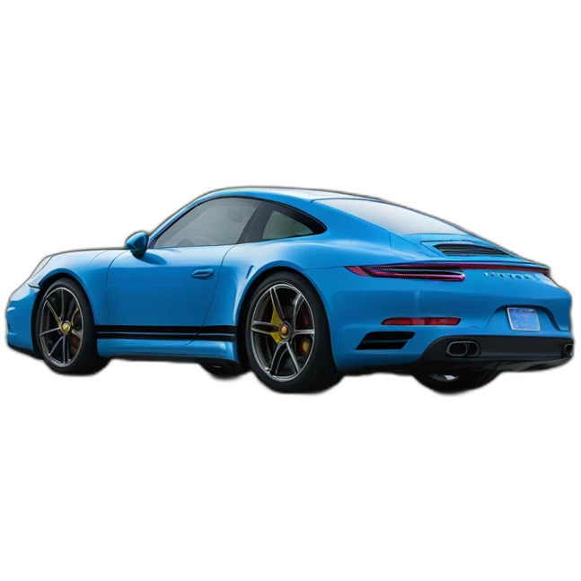 Porsche blue emoji