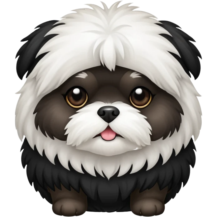 black shitzu emoji