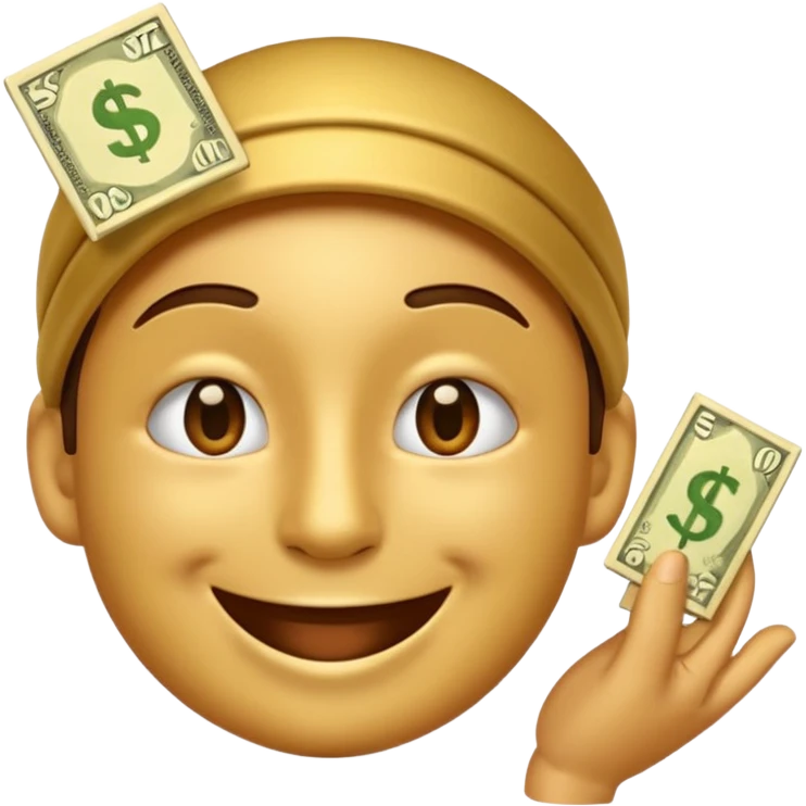 THE MONEY EMOJI DOING THE SIX SEVEN MEME emoji