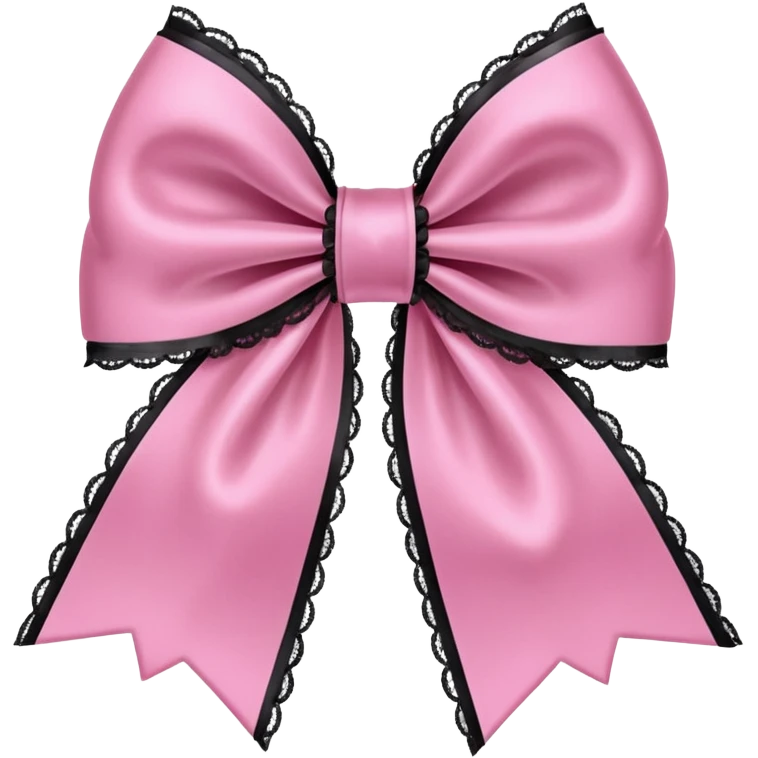 pink gothic bow emoji