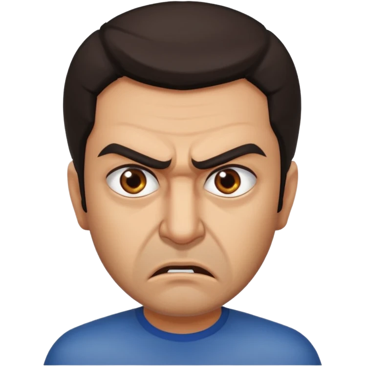 
angry Iranian man face emoji