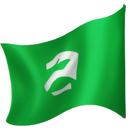 Green flag emoji