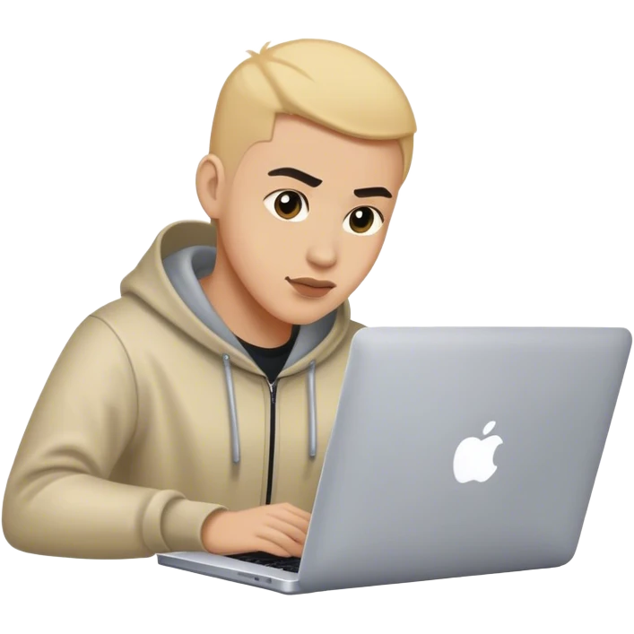 macbook user laptop hacker  emoji