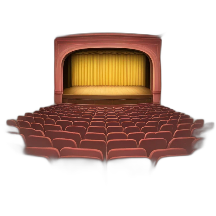Theater logia lighting name with text « JBT’s Show » emoji