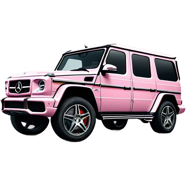 entire Mercedes-Benz G63 AMG elegance light pink emoji