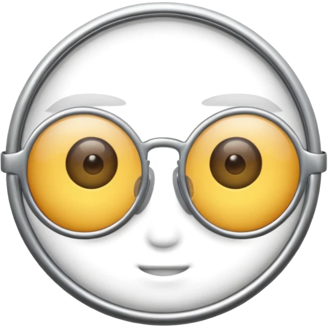 glasses for one eye emoji
