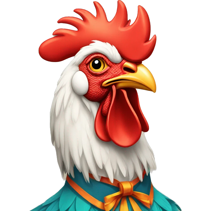 Circus rooster  emoji