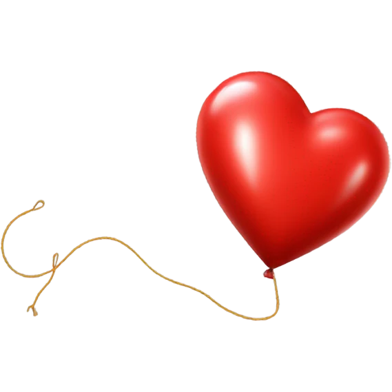 balloon heart emoji
