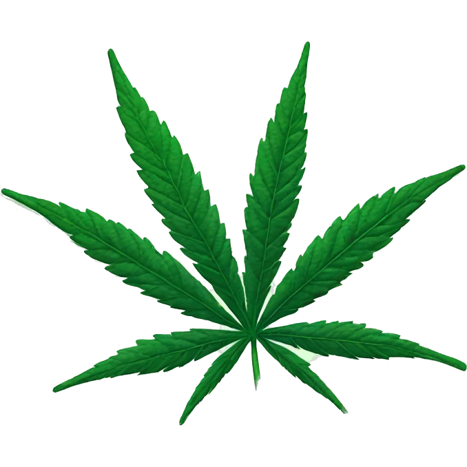 Weed leaf emoji