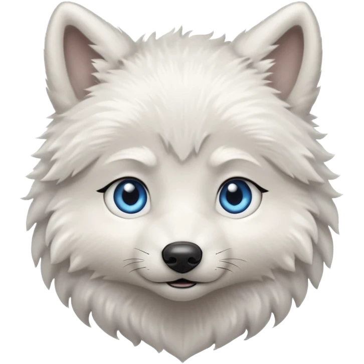 a baby white wolf




















 emoji
