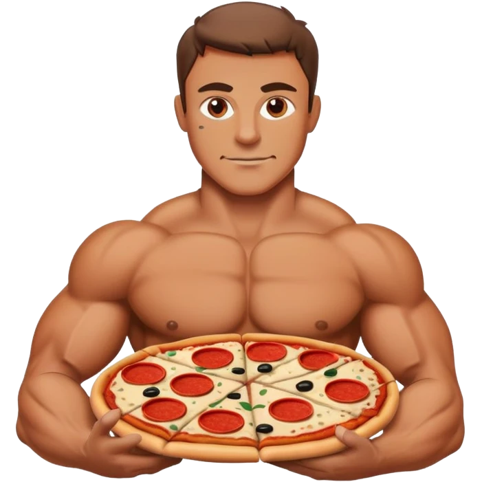 Sexy pizza man  emoji
