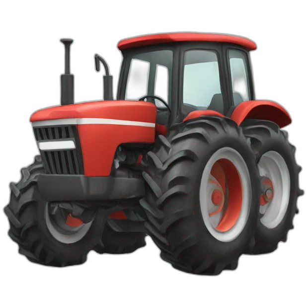 Tractor horse driving emoji
