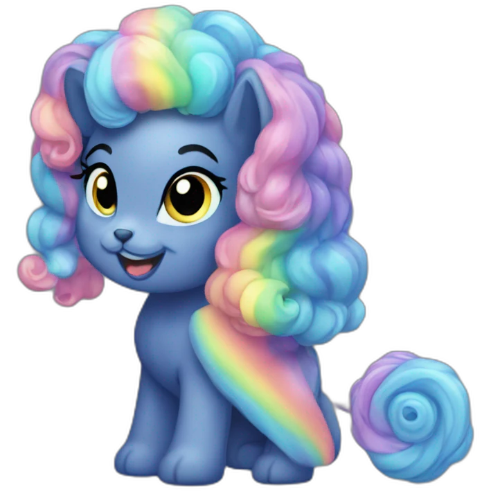Candy rainbow Kerry Blue emoji