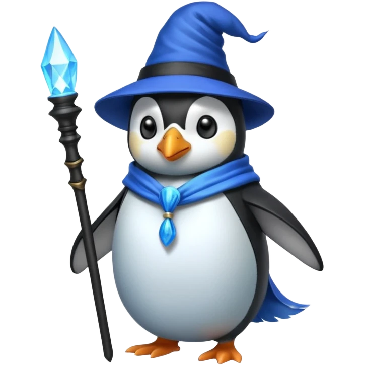 Penguin Wizard emoji