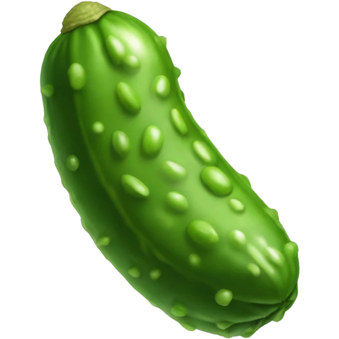 A pickle emoji