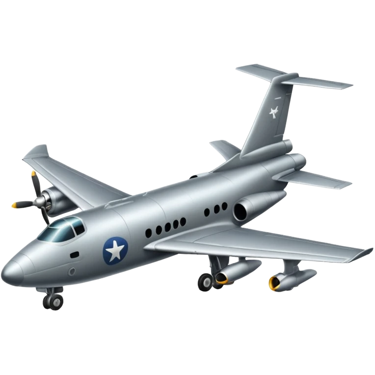 Avion militar emoji