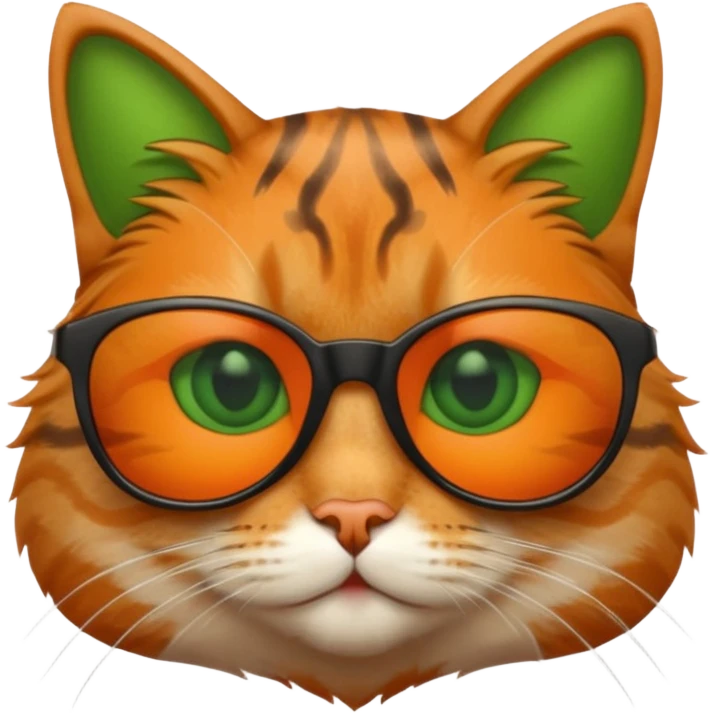 Cat wearing sunglasses emoji
