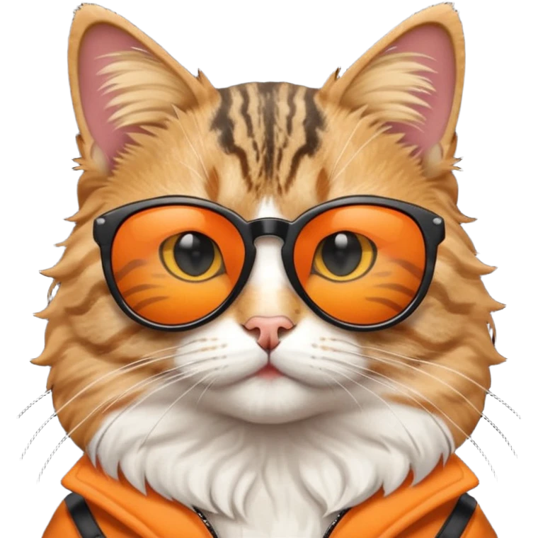 Cat wearing sunglasses emoji