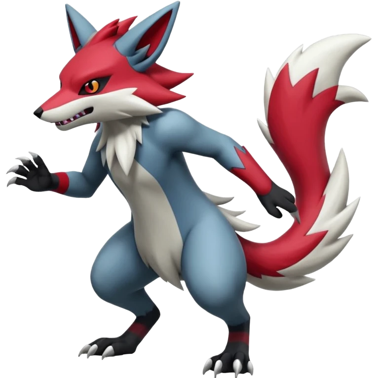 Zoroark-Zangoose-Zeraora-Fakémon-hybrid-creature (full body)  emoji