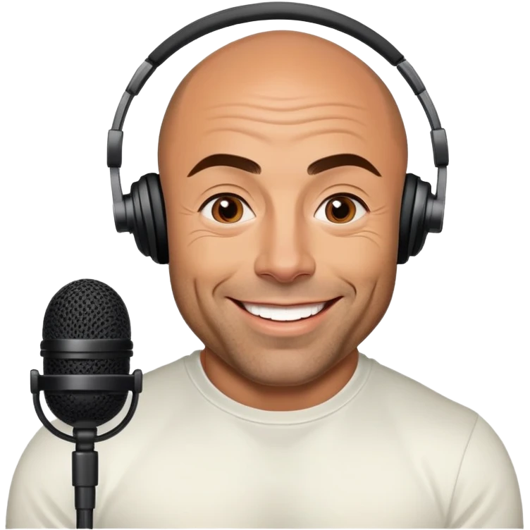 generate realistic detailed joe rogan podcast emoji
