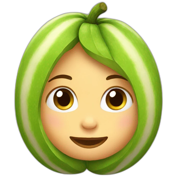 Girl melon emoji