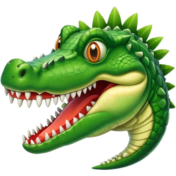 Avion con cabeza de cocodrilo emoji