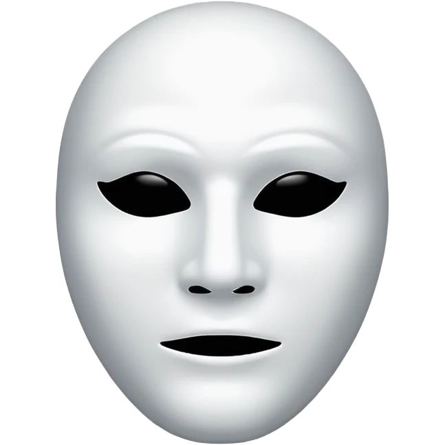 a white mask pack for face, without human's face emoji