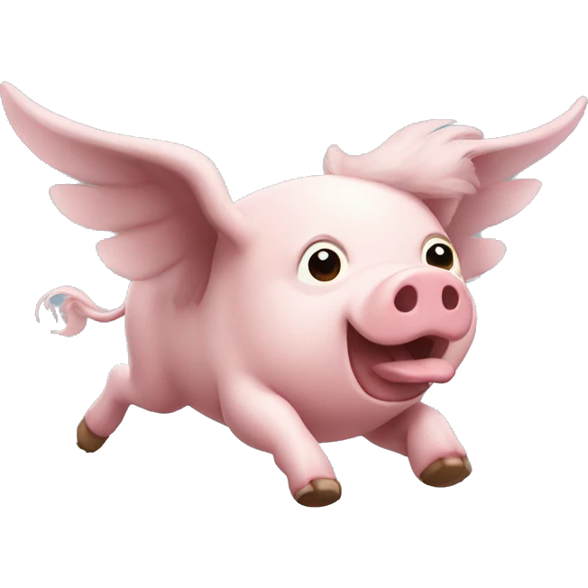 flying pig emoji