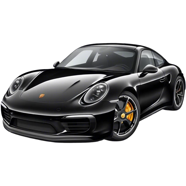 Black Porsche  emoji