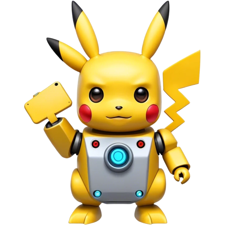 Robot Pikachu emoji